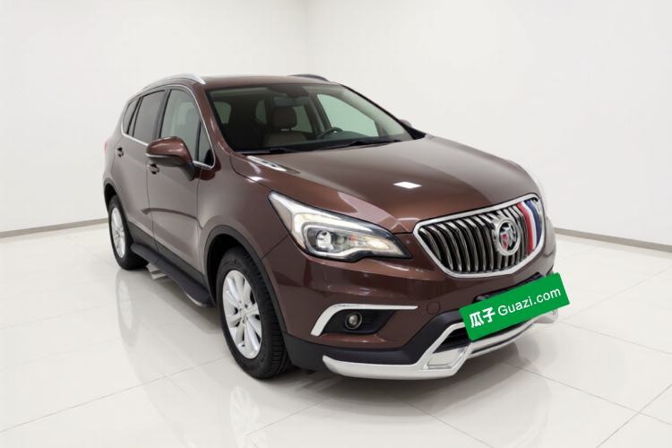 Used Buick Envision 2017 28T Four-Wheel Drive Elite Model Front Right 45 Deg