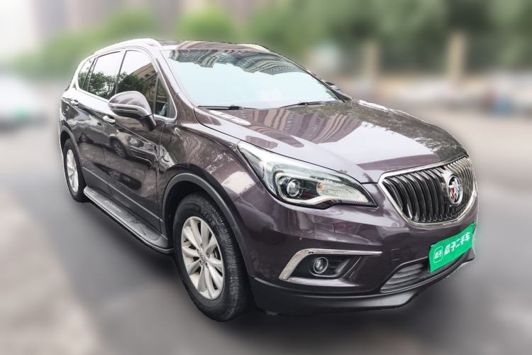 Used Buick Envision 2017 28T Four-Wheel Drive Elite Model Front Right 45 Deg