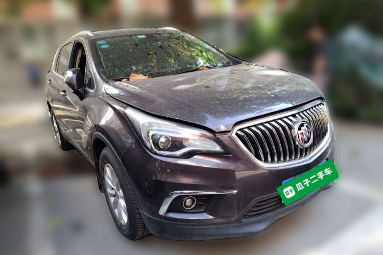 Used Buick Envision 2017 28T Four-Wheel Drive Elite Model Front Right 45 Deg