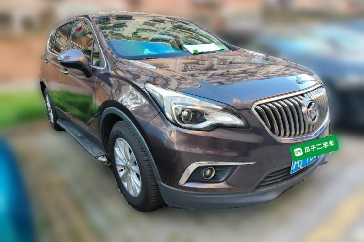 Used Buick Envision 2017 28T Four-Wheel Drive Elite Model Front Right 45 Deg