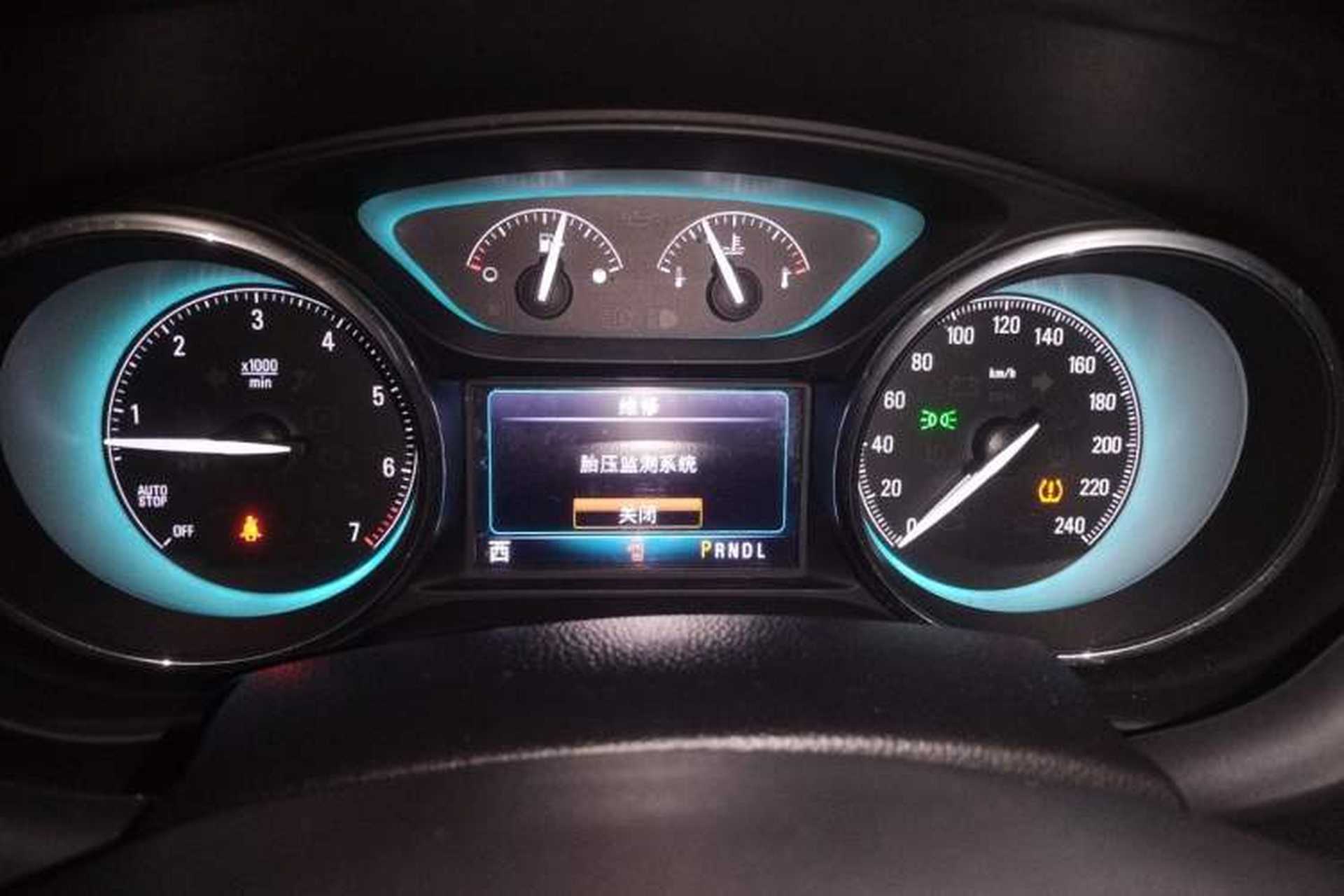 Used Buick Envision 2017 28T Four-Wheel Drive Elite Model Instrument Cluster