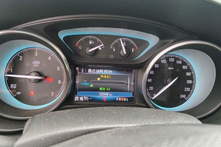 Used Buick Envision 2017 20T Two-Wheel Drive Luxury Model Instrument Cluster