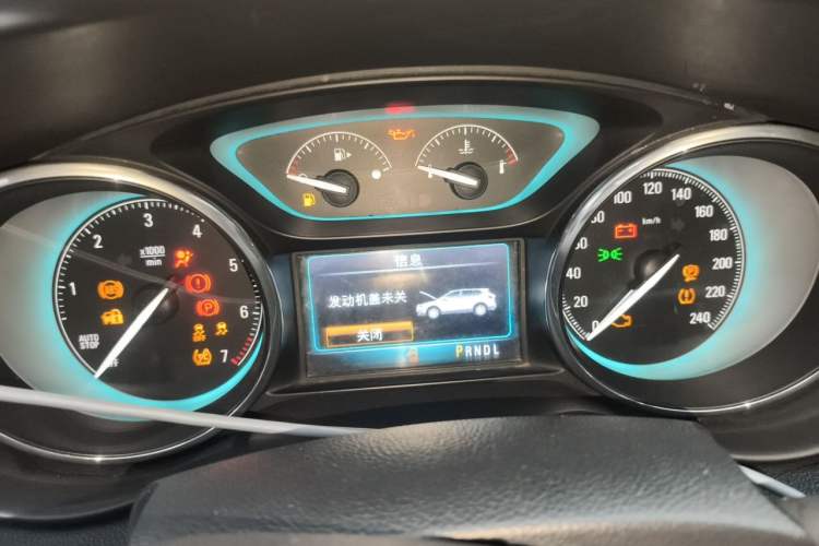 Used Buick Envision 2017 28T Four-Wheel Drive Elite Model Instrument Cluster