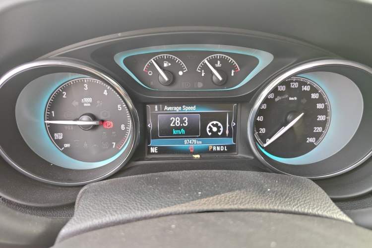 Used Buick Envision 2017 28T Four-Wheel Drive Elite Model Instrument Cluster
