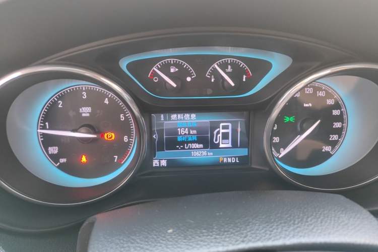 Used Buick Envision 2017 28T Four-Wheel Drive Elite Model Instrument Cluster