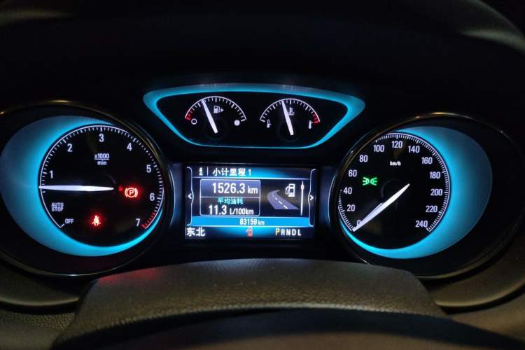 Used Buick Envision 2017 28T Four-Wheel Drive Elite Model Instrument Cluster