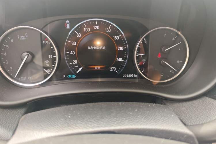Used Buick Envision 2017 28T All-Wheel-Drive Versatile Sport Flagship Edition Odometer Close Up