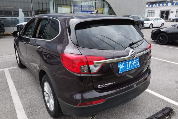 Used Buick Envision 2017 28T Four-Wheel Drive Elite Model Rear Left 45 Deg