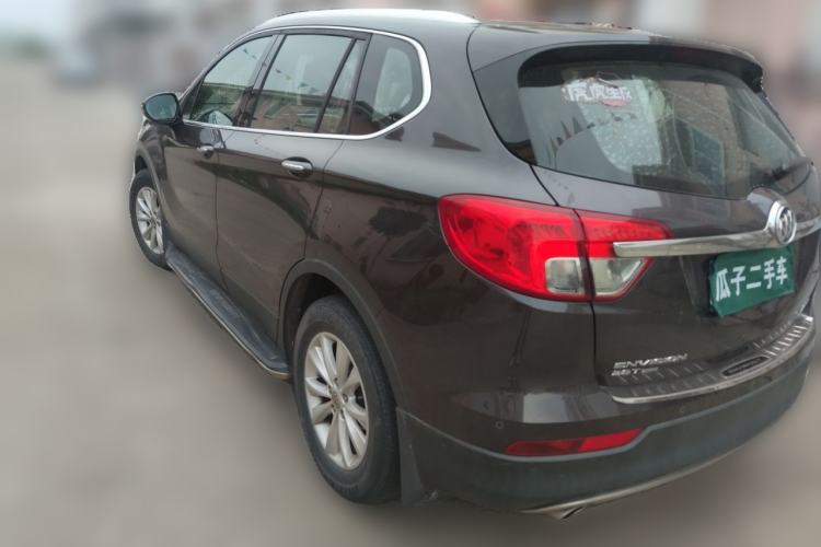 Used Buick Envision 2017 28T Four-Wheel Drive Elite Model Rear Left 45 Deg