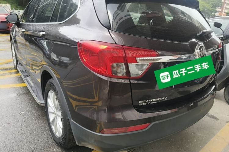 Used Buick Envision 2017 28T Four-Wheel Drive Luxury Model Rear Left 45 Deg