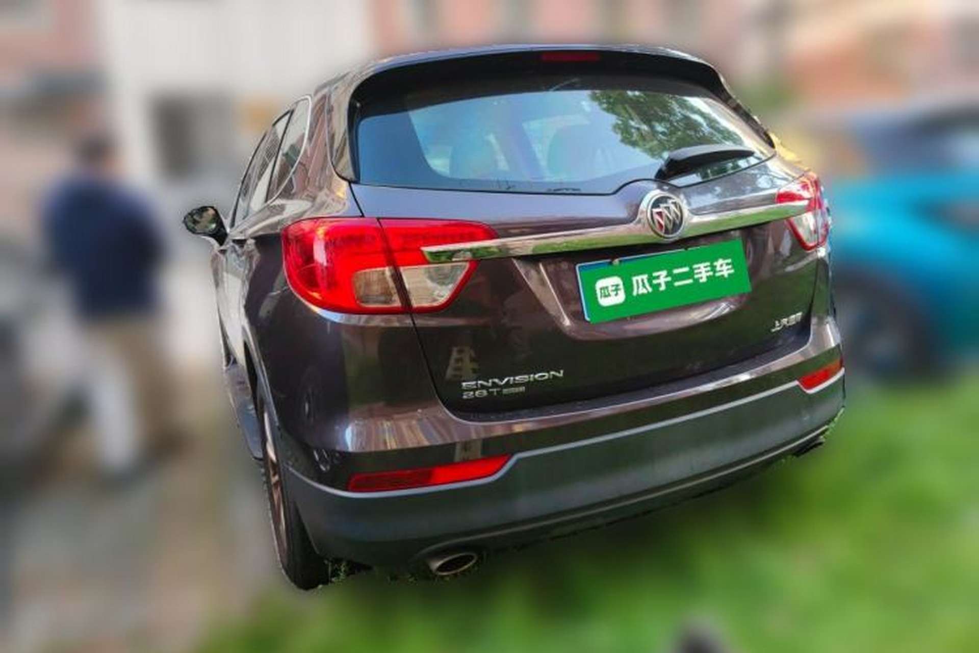 Used Buick Envision 2017 28T Four-Wheel Drive Elite Model Rear Left 45 Deg