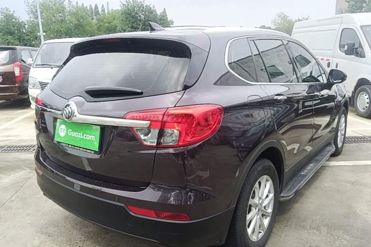 Used Buick Envision 2017 20T Two-Wheel Drive Luxury Model Rear Right 45 Deg