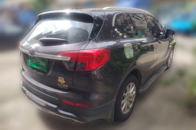 Used Buick Envision 2017 20T Two-Wheel Drive Luxury Model Rear Right 45 Deg