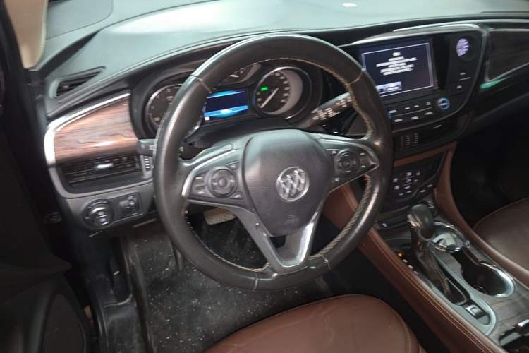 Used Buick Envision 2017 28T Four-Wheel Drive Elite Model Steering Wheel