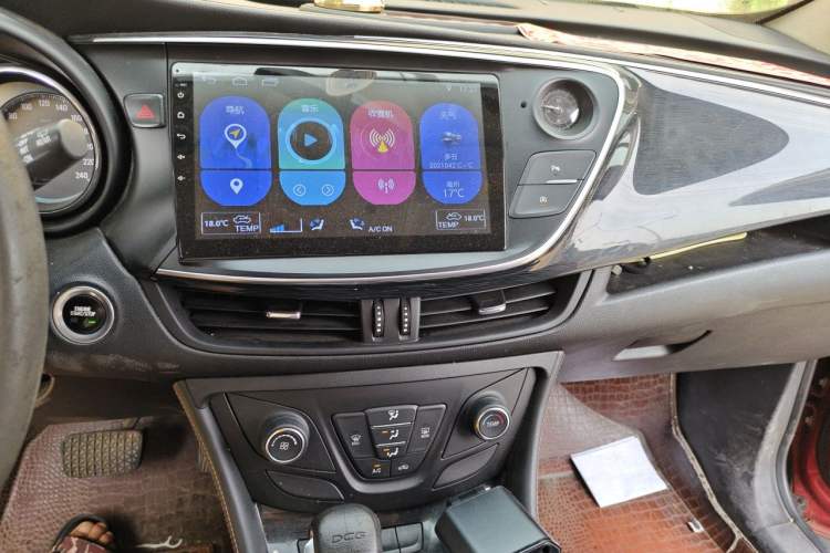 Used Buick Envision 2017 20T Two-Wheel-Drive Tech Edition Audio And AC Panel