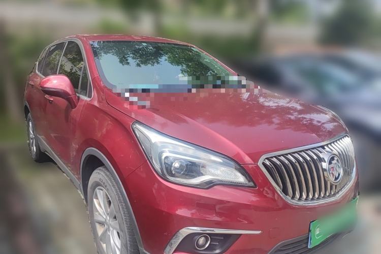 Used Buick Envision 2017 28T Four-Wheel Drive Elite Model Front Right 45 Deg