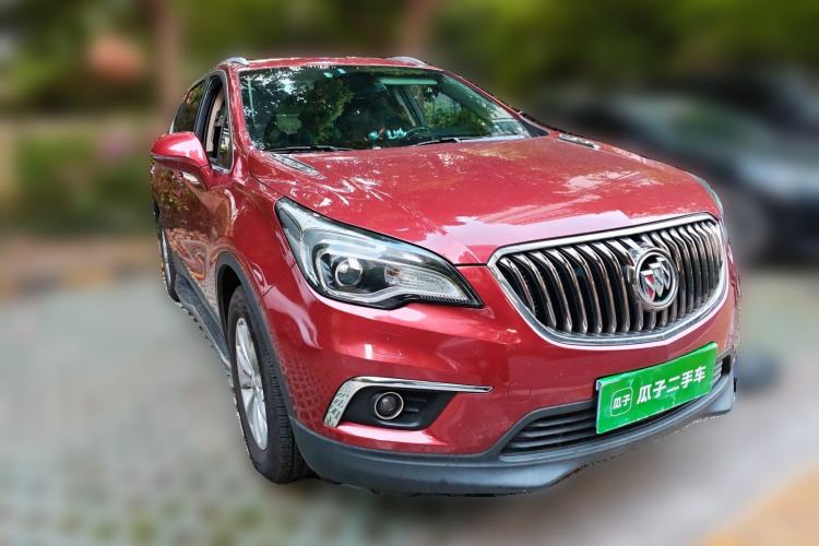 Used Buick Envision 2017 28T Four-Wheel Drive Elite Model Front Right 45 Deg