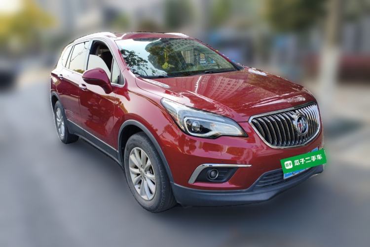 Used Buick Envision 2017 28T Four-Wheel Drive Elite Model Front Right 45 Deg