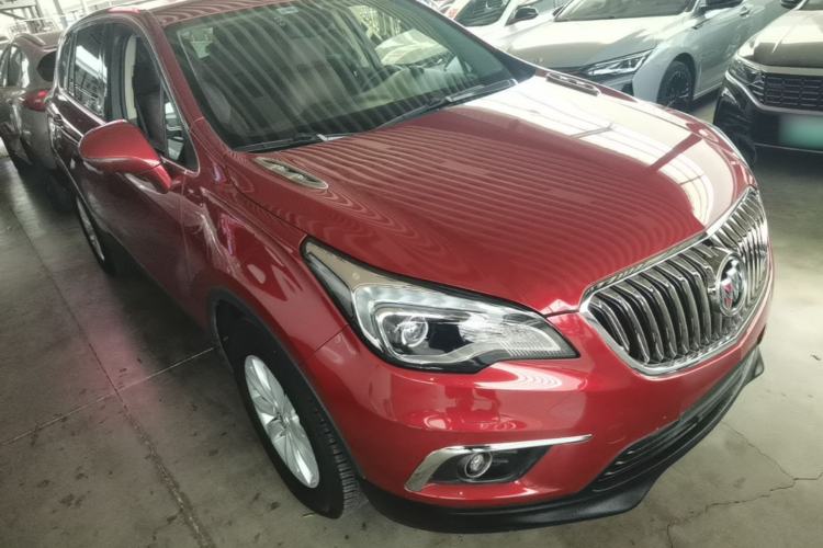 Used Buick Envision 2017 28T Four-Wheel Drive Elite Model Front Right 45 Deg
