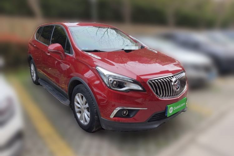 Used Buick Envision 2017 28T Four-Wheel Drive Elite Model Front Right 45 Deg