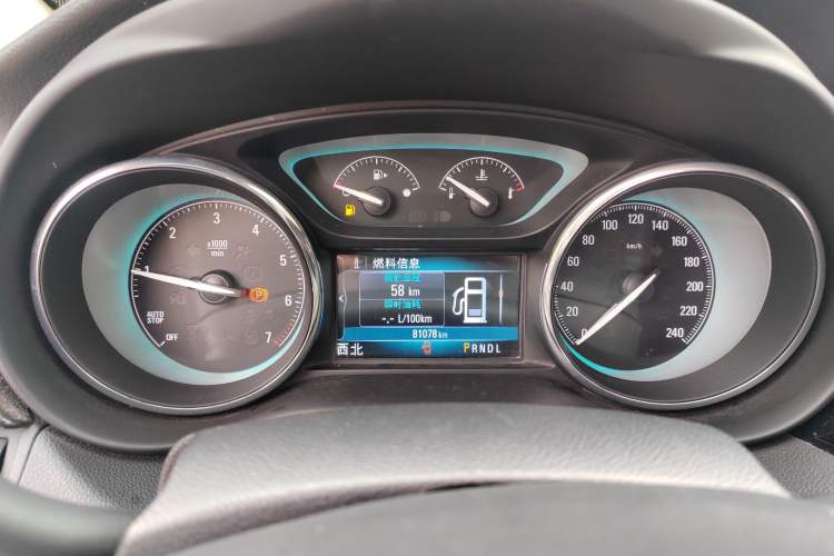 Used Buick Envision 2017 20T Two-Wheel Drive Luxury Model Instrument Cluster