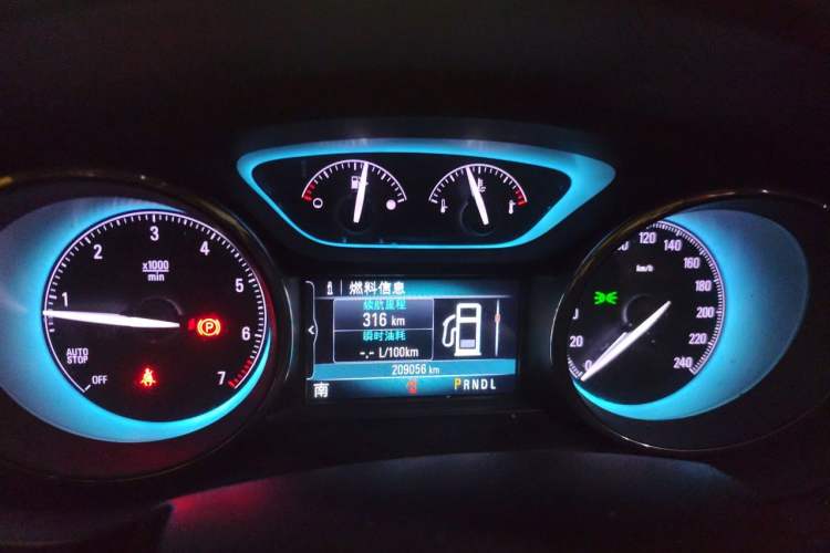 Used Buick Envision 2017 28T Four-Wheel Drive Elite Model Instrument Cluster