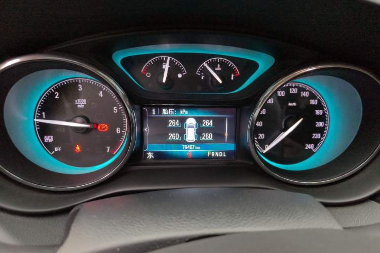 Used Buick Envision 2017 28T Four-Wheel Drive Elite Model Instrument Cluster