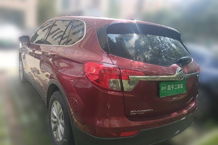 Used Buick Envision 2017 28T Four-Wheel Drive Elite Model Rear Left 45 Deg