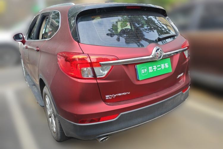 Used Buick Envision 2017 20T Two-Wheel Drive Luxury Model Rear Left 45 Deg
