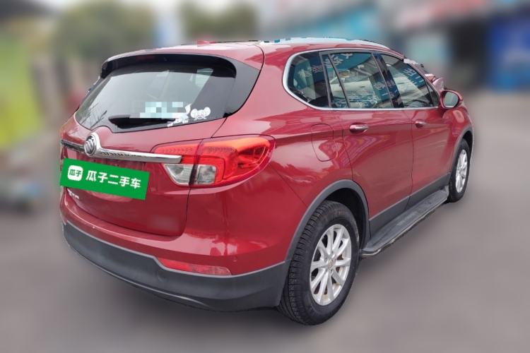 Used Buick Envision 2017 20T Two-Wheel Drive Luxury Model Rear Right 45 Deg