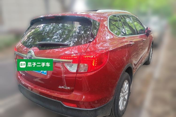 Used Buick Envision 2017 20T Two-Wheel Drive Elite Version Rear Right 45 Deg