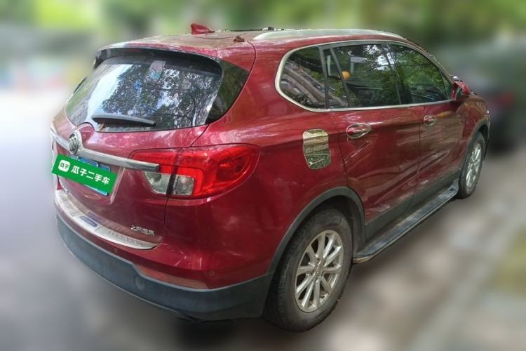 Used Buick Envision 2017 20T Two-Wheel Drive Luxury Model Rear Right 45 Deg