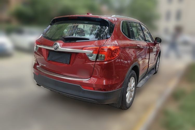 Used Buick Envision 2017 20T Two-Wheel Drive Luxury Model Rear Right 45 Deg