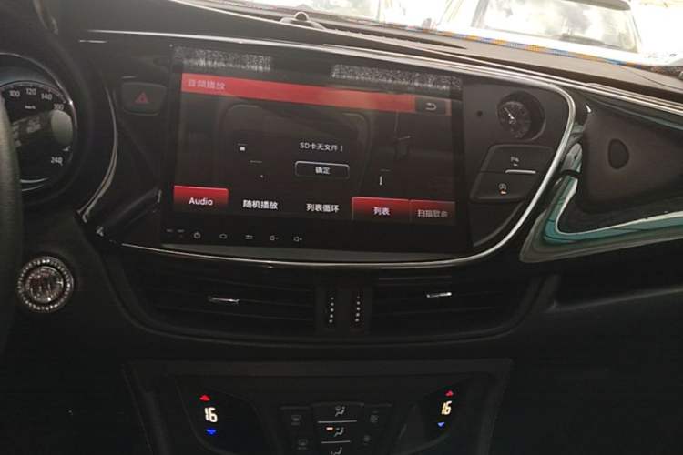 Used Buick Envision 2017 20T Two-Wheel Drive Leading Version Audio And AC Panel