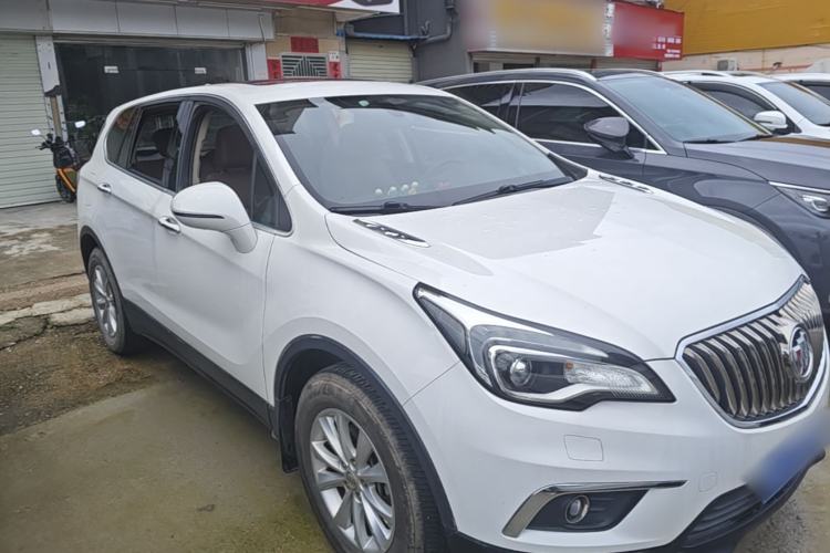Used Buick Envision 2017 28T Four-Wheel Drive Elite Model Front Right 45 Deg