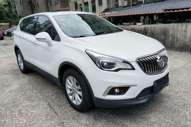 Used Buick Envision 2017 28T Four-Wheel Drive Elite Model Front Right 45 Deg