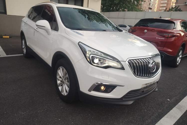 Used Buick Envision 2017 28T Four-Wheel Drive Elite Model Front Right 45 Deg