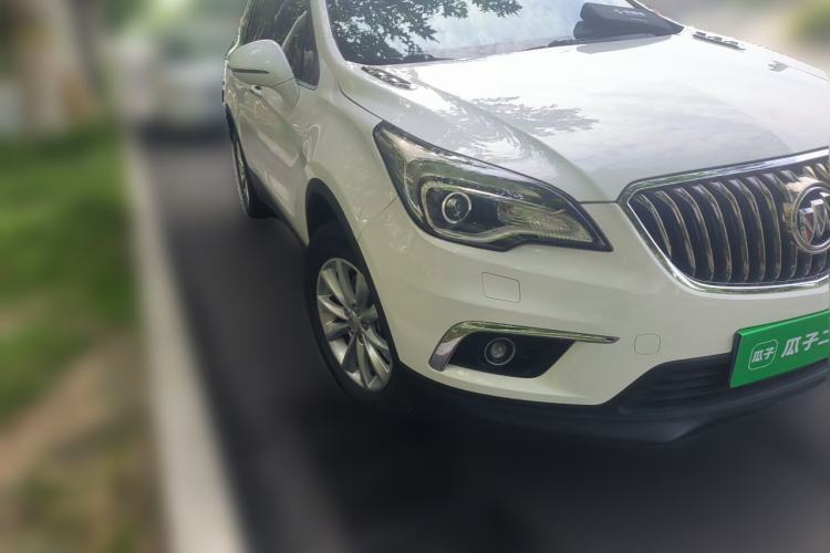 Used Buick Envision 2017 28T Four-Wheel Drive Elite Model Front Right 45 Deg