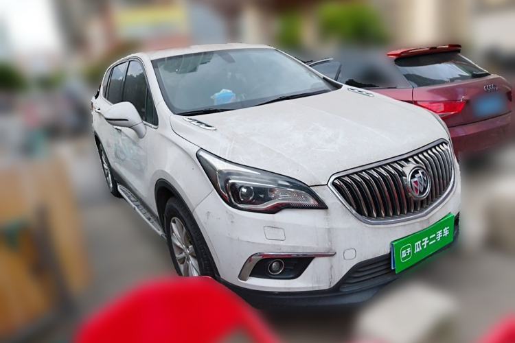 Used Buick Envision 2017 28T Four-Wheel Drive Elite Model Front Right 45 Deg