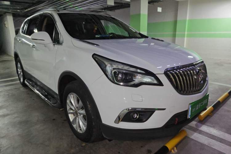 Used Buick Envision 2017 28T Four-Wheel Drive Elite Model Front Right 45 Deg