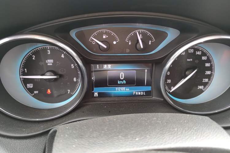 Used Buick Envision 2017 28T Four-Wheel Drive Elite Model Instrument Cluster