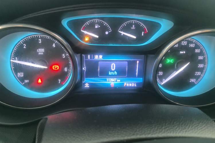 Used Buick Envision 2017 20T Two-Wheel Drive Luxury Model Instrument Cluster