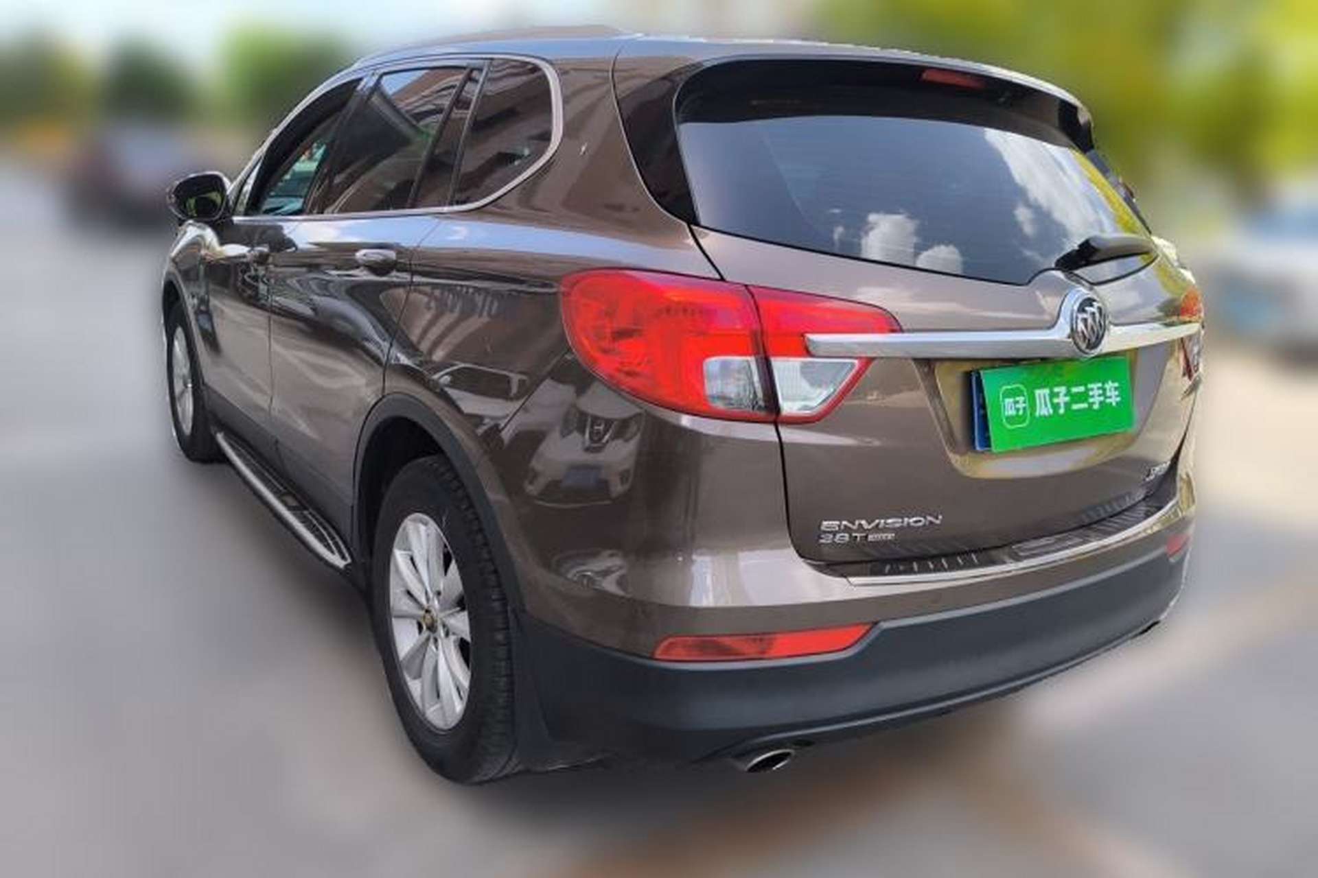 Used Buick Envision 2017 28T Four-Wheel Drive Elite Model Rear Left 45 Deg