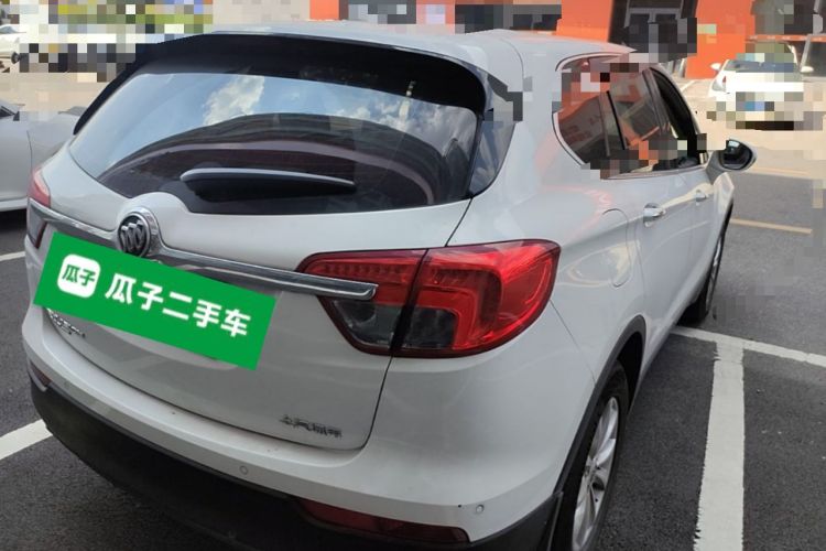 Used Buick Envision 2017 28T Four-Wheel Drive Elite Model Rear Right 45 Deg