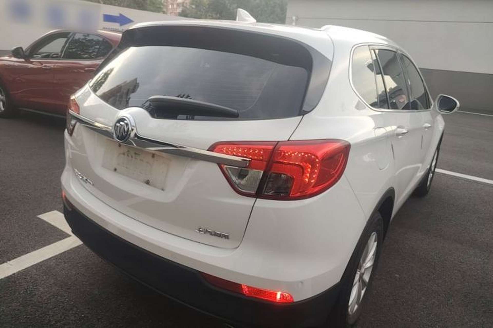 Used Buick Envision 2017 28T Four-Wheel Drive Elite Model Rear Right 45 Deg