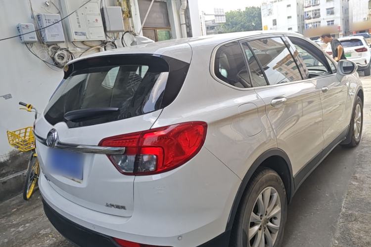 Used Buick Envision 2017 28T Four-Wheel Drive Elite Model Rear Right 45 Deg