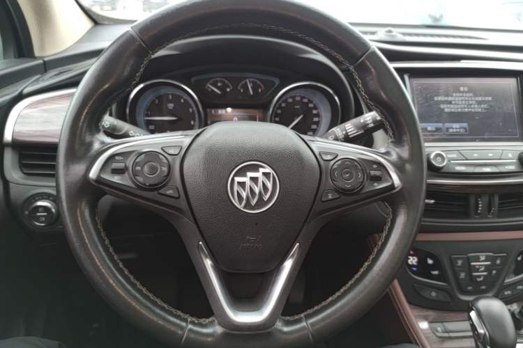Used Buick Envision 2017 28T Four-Wheel Drive Elite Model Steering Wheel