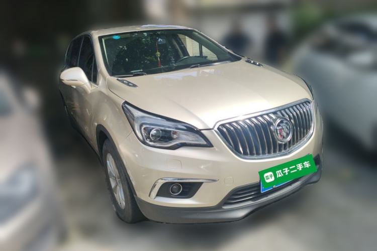 Used Buick Envision 2017 28T Four-Wheel Drive Elite Model Front Right 45 Deg