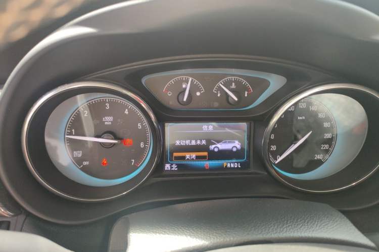 Used Buick Envision 2017 28T Four-Wheel Drive Elite Model Instrument Cluster