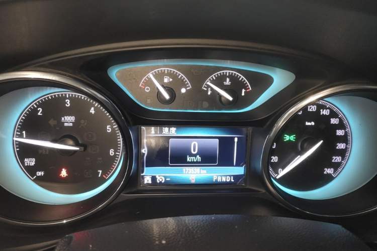 Used Buick Envision 2017 28T Four-Wheel Drive Elite Model Instrument Cluster
